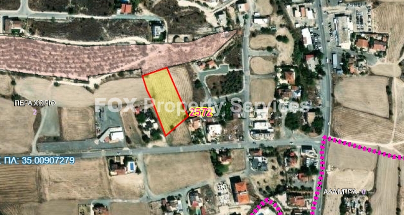 Plot, For Sale, Nicosia, Pera Chorio