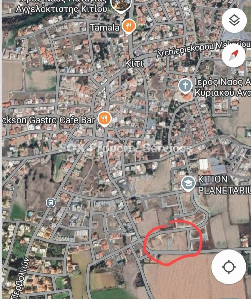 Plot, For Sale, Larnaca, Kiti
