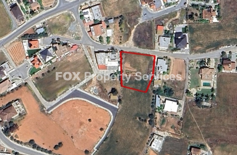 Plot, For Sale, Nicosia, Kokkinotrimithia