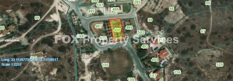 Plot, For Sale, Limassol, Agios Tychonas