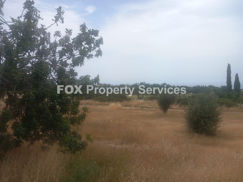 Field, For Sale, Paphos, Aphrodite hills