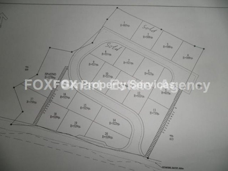 Plot, For Sale, Nicosia, Agia Marina Xyliatou